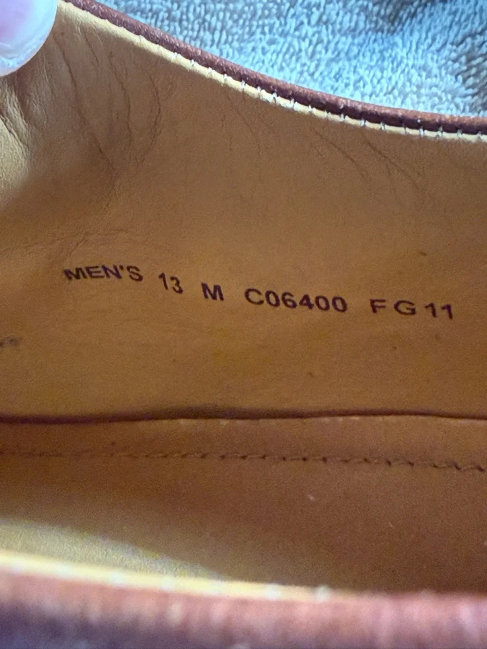 Cole Haan Men's Brown Leather Lace-Up Dress‎ Shoes size 13m